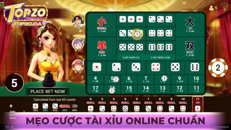Sicbo là gì? 4 cách chơi Tài xỉu kiếm tiền thật tại Topzo 4 Mẹo cược Tài xỉu online chuẩn