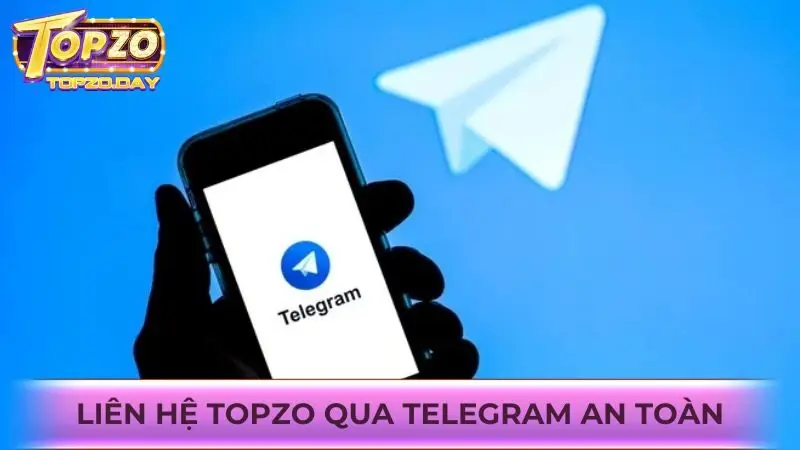 Người chơi liên hệ nhân viên cổng game an toàn qua Telegram