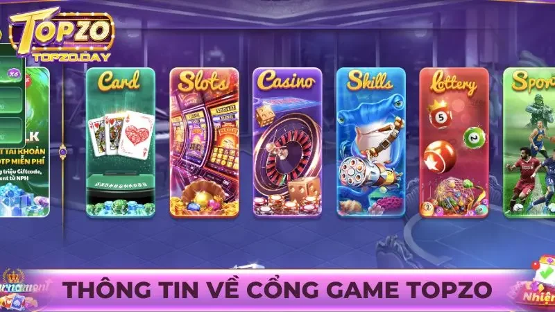 Thông tin về cổng game uy tín TOPZO