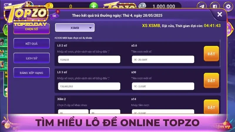 Tìm hiểu lô đề online Topzo